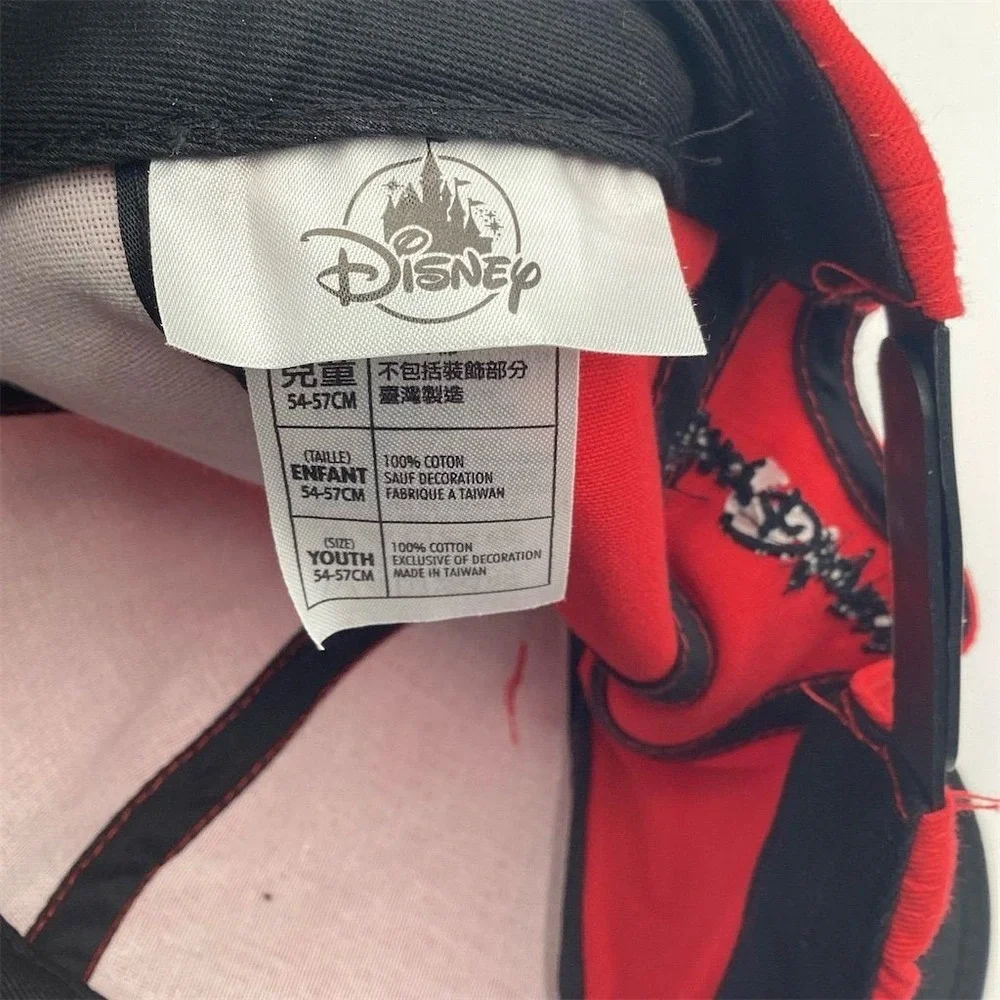 Disney‎ Parks Minnie Mouse Polka Dot Baseball Hat Cap Ears Youth Size
